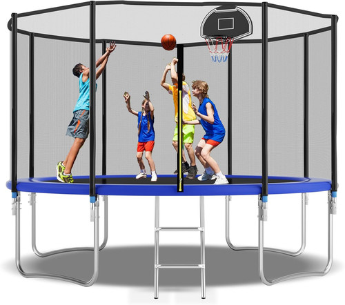 Trampoline with net - trampoline,
