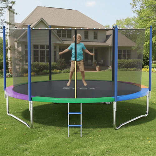 10ft outdoor trampoline with - outdoor,