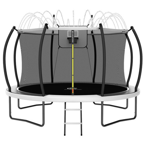 16ft trampoline with safety - with,